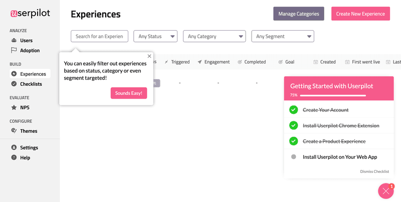 Day one retention: onboarding checklists